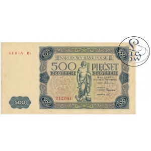 500 złotych 1947 - R3 - Kolekcja Lucow - najrzadszy wariant