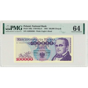 100.000 złotych 1993 - A - PMG 64