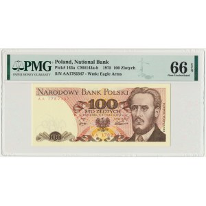 100 złotych 1975 - AA - PMG 66 EPQ