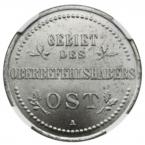 Ost, 3 Kopek Hamburg 1916 J - NGC MS65