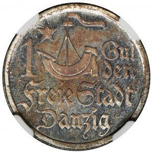 Free City of Danzig, 1 gulden 1923 - PROOF - NGC PF64 CAMEO