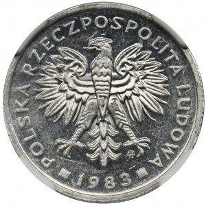 PRÓBA, 2 złote 1983 - NGC MS63 - BARDZO RZADKA