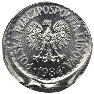 DESTRUKT, 1 złoty 1984 - NGC MS64