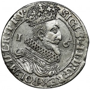 Sigismund III Vasa, 1/4 Thaler Danzig 1623 - PRV•
