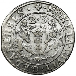 Sigismund III Vasa, 1/4 Thaler Danzig 1623 - PRV•