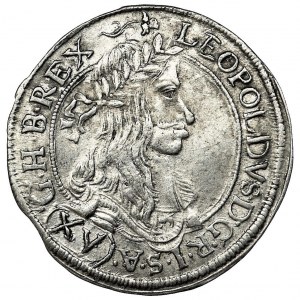 Austria, Leopold I, 15 Krajcarów Wiedeń 1663 CA