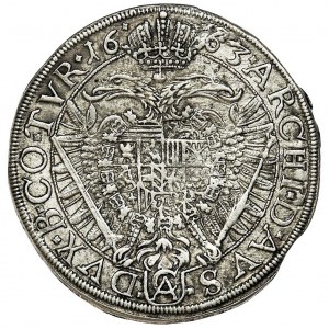 Austria, Leopold I, 15 Krajcarów Wiedeń 1663 CA