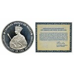 Jamajka, Elżbieta II, 25 dolarów Londyn 1979 - 10-lecie inwestytury księcia Karola