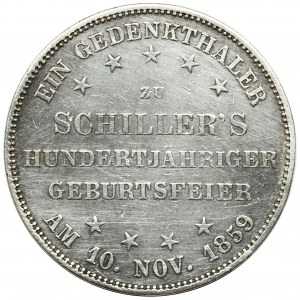 Germany, Free City of Frankfurt, Thaler 1859
