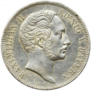 Germany, Bavaria, Maximilian II Joseph, 2 Thaler Munich 1856