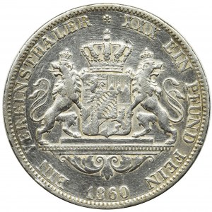 Niemcy, Bawaria, Maksymilian II Józef, Talar Monachium 1860