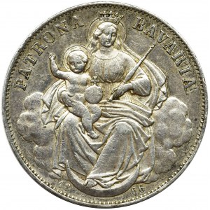 Germany, Bavaria, Ludwig II, Thaler Munich 1866