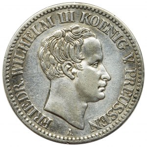 Niemcy, Królestwo Prus, Fryderyk Wilhelm III, Talar górniczy Berlin 1826 A - RZADKI