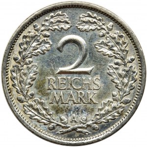 Germany, Weimar Republic, 2 mark Berlin 1925 A