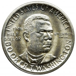 USA, 1/2 dolara San Francisco 1946 S - Booker Taliferro Washington