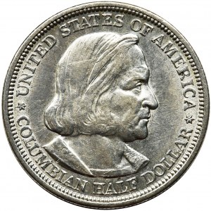 USA, 1/2 dolara Filadelfia 1893 - Wystawa Kolumbijska w Chicago
