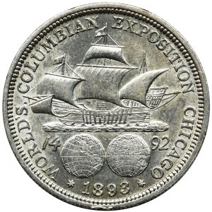 USA, 1/2 dolara Filadelfia 1893 - Wystawa Kolumbijska w Chicago