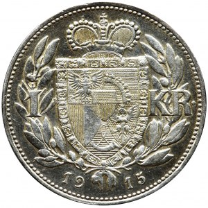 Liechtenstein, Jan II, 1 korona Berno 1915