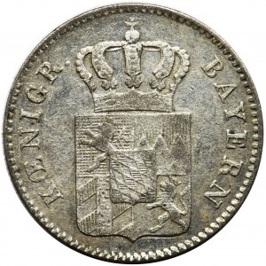 Niemcy, Bawaria, Maksymilian II, 3 Krajcary Monachium 1839