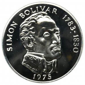 Panama, 20 balboas 1975 - Simon Bolivar - PROOF