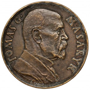 Czechoslovakia, President T.G.Masaryk 85th Birthday, Medal 1935