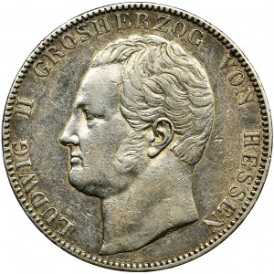 Germany, Hessen, Ludwig II, 2 Thaler Darmstadt 1842