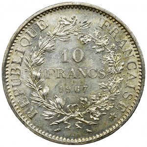 France, V Republic, 10 Francs Paris 1967