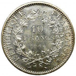 France, V Republic, 10 Francs Paris 1966