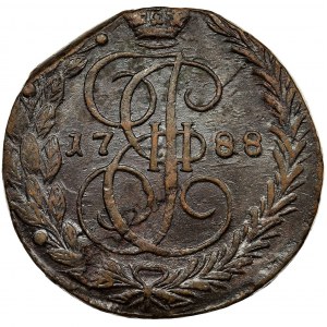 Russia, Catherine II, 5 Kopecks Jekaterinburg 1788 EM