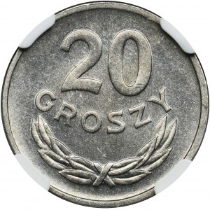 20 groszy 1949 Aluminium - NGC MS66