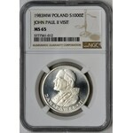 1.000 złotych 1983 Jan Paweł II - NGC MS65