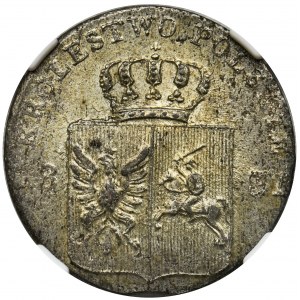 November Uprising, 10 groschen Warsaw 1831 KG - NGC MS63