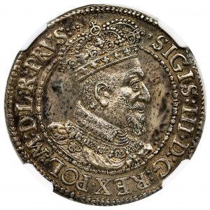 Sigismund III Vasa, 1/4 Thaler Danzig 1616 - NGC UNC DETAILS