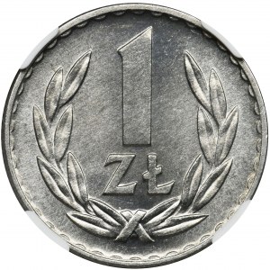 1 złoty 1967 - NGC MS66 - RZADKA I PIĘKNA