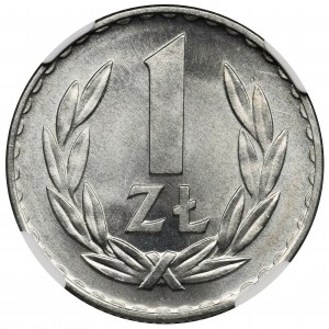 1 złoty 1970 - NGC MS66 - RZADSZY