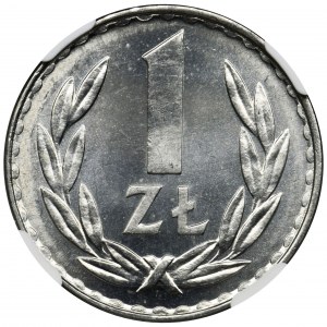 1 złoty 1977 - NGC MS65