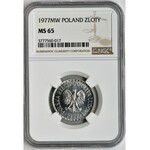 1 złoty 1977 - NGC MS65