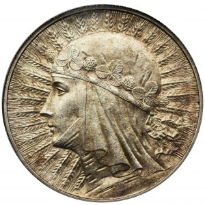 Queen Jadwiga, 5 zlotych Warsaw 1933 - NGC MS62