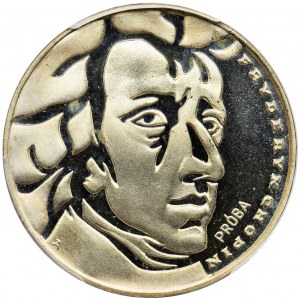 PRÓBA, 50 złotych 1972 Fryderyk Chopin - PCGS SP68