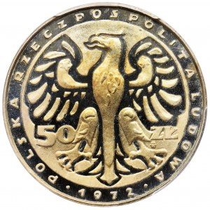 PRÓBA, 50 złotych 1972 Fryderyk Chopin - PCGS SP68