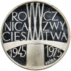 PRÓBA, 200 złotych 1975 XXX rocznica Zwycięstwa - PCGS SP68