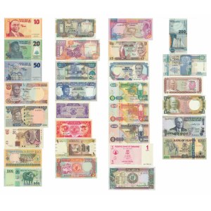 Afryka, Zestaw banknotów 1968-2008 (84szt.)