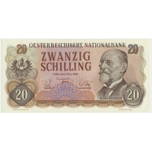 Austria, 20 schillings 1956 - GH -