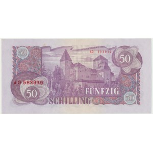 Austria, 50 schillings 1962
