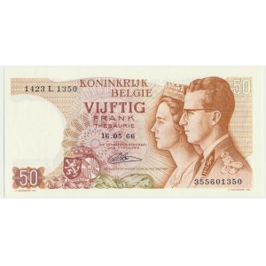 Belgia, 50 franków 1966