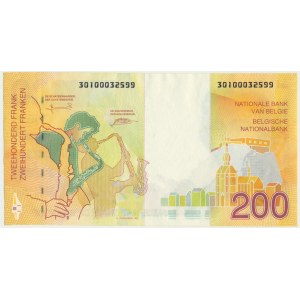 Belgium, 200 francs (1994-97)