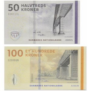 Denmark, Set of 50-100 crowns 2009 (2pcs.)
