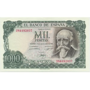 Hiszpania, 1.000 peset 1971