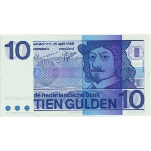 Netherlands, 10 guldens 1968