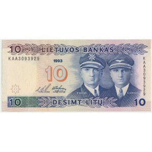 Lithuania, 10 litas 1993